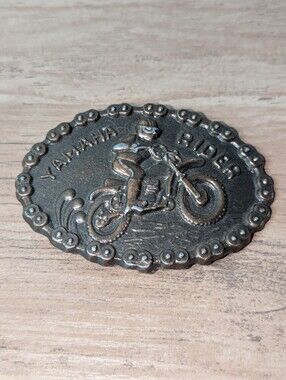 Vintage Yamaha Rider Belt Buckle